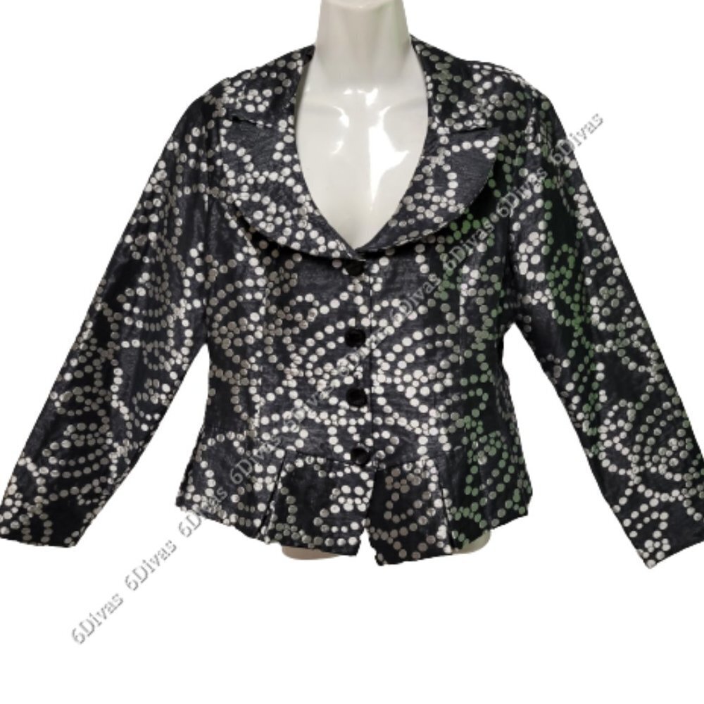 Womens Jacket Blazer Coat Formal Office Executive Top Size L - NEW